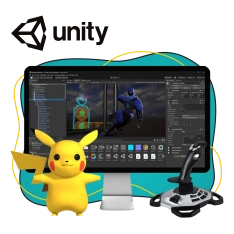 Мир игр на Unity 2D на популярном движке + AI-помощники - КИБЕРшкола программирования для детей, компьютерные курсы для школьников, начинающих и подростков - KIBERone г. Ростов-на-Дону